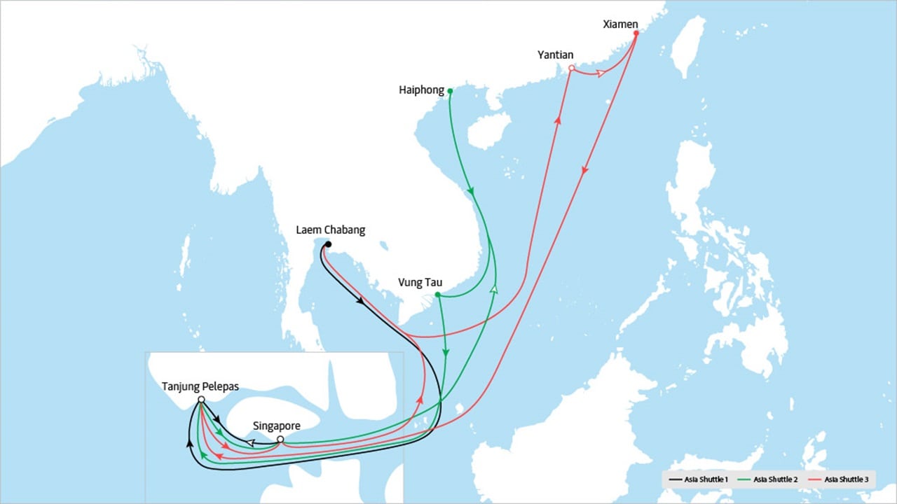 Asia shuttle clusters 1