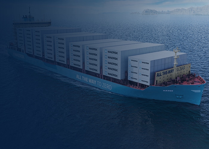 Maersk Soltice 3D renders Hero shot water