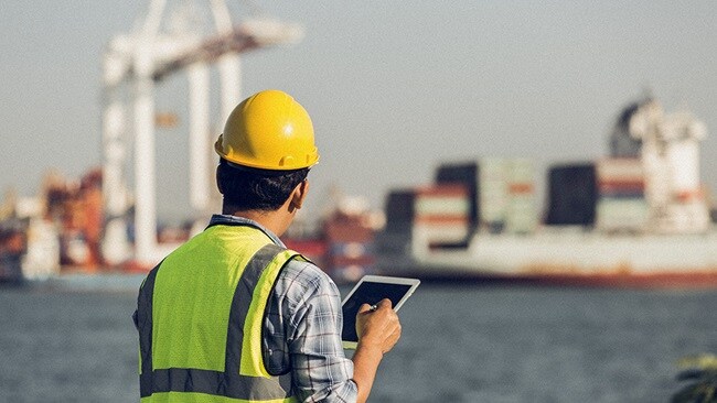 Man working