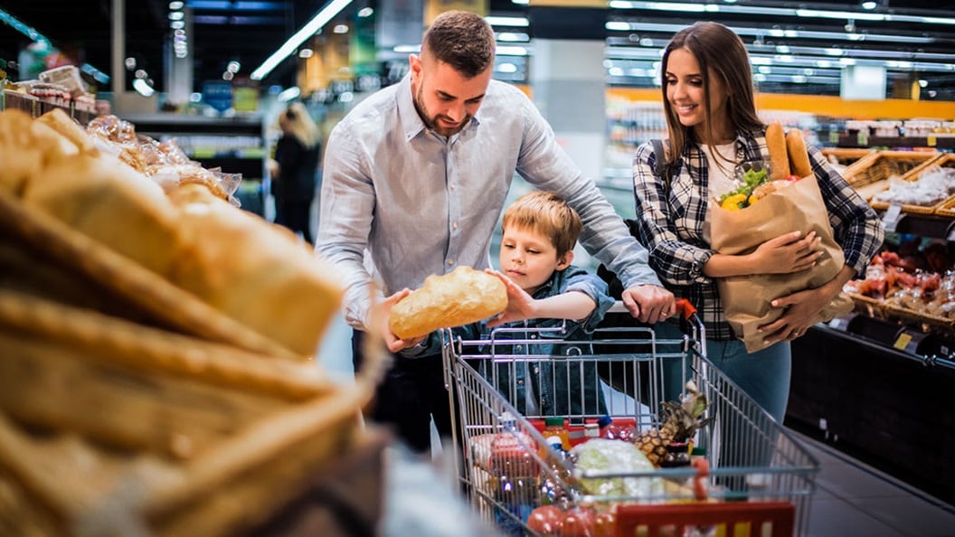 family grocery shopping