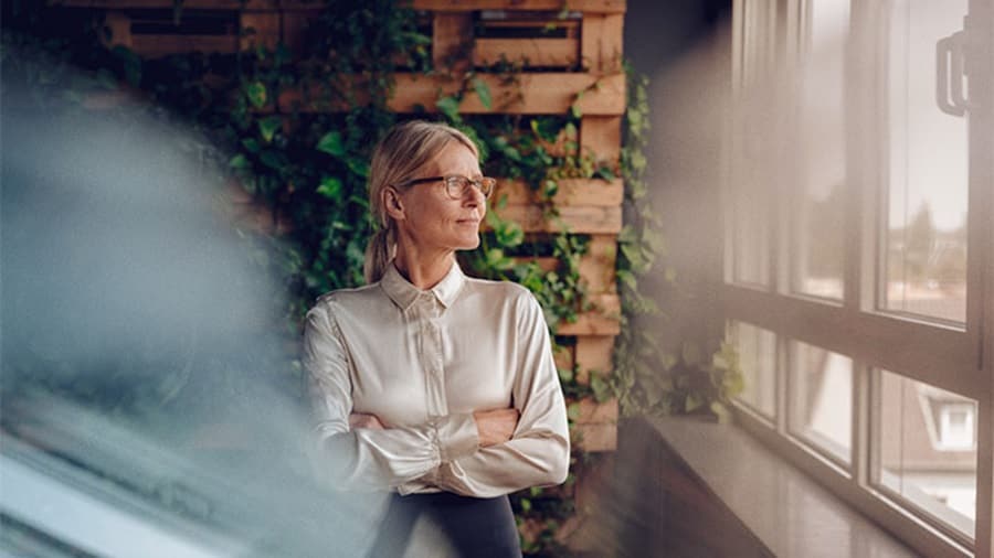 Women looking out