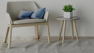 Modal chair and table