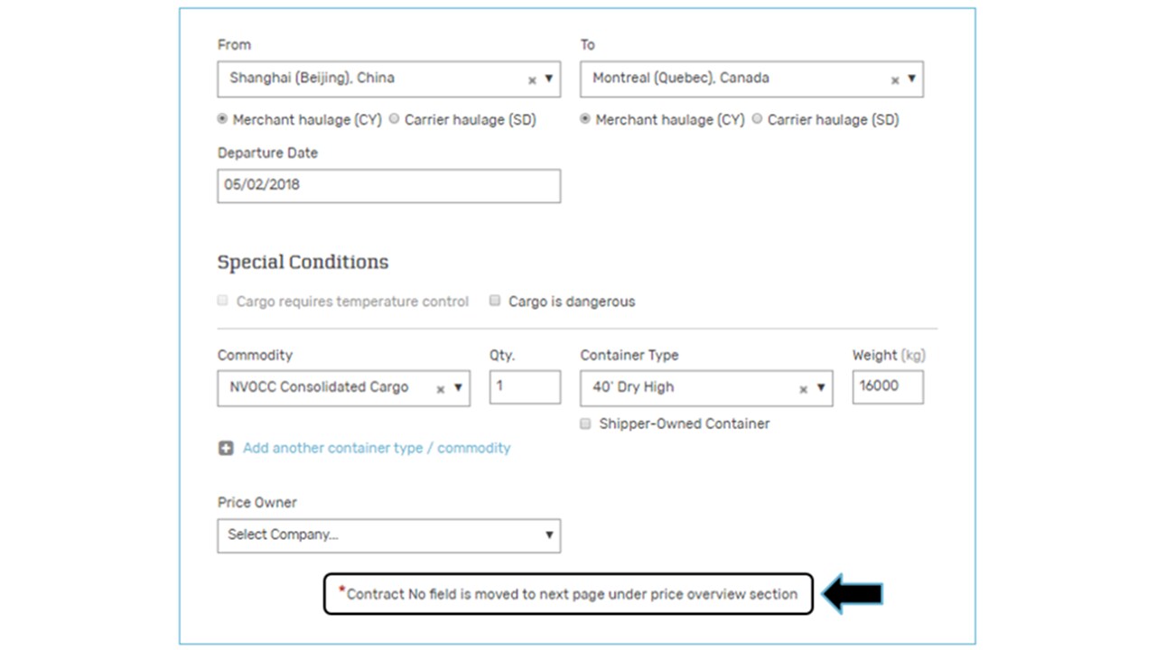 Named Account Customer (NAC) and Service contract Number
