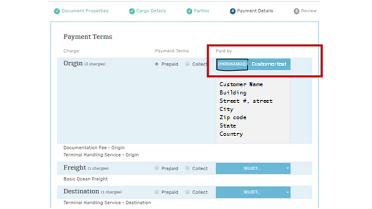 Payment Terms