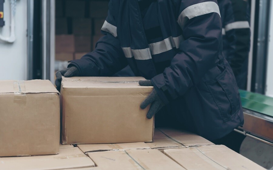 A set of hands sorting the inventory