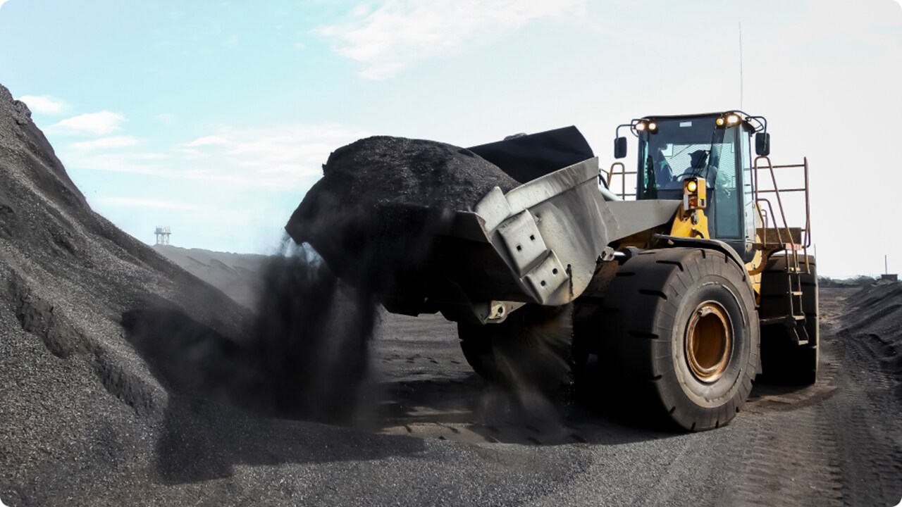 wheel loader bulk material handling