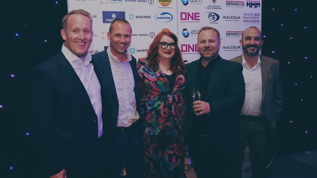 Maersk representatives at the Multimodal event