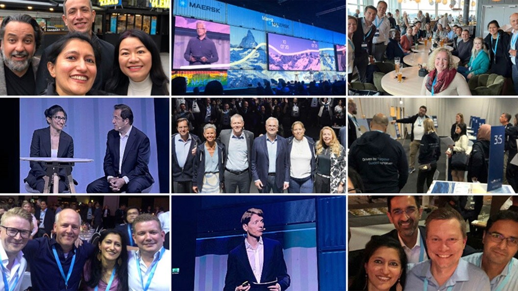 Nishat with her colleagues