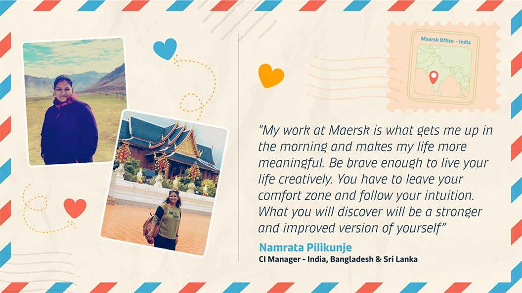 Namrata's journey at Maersk