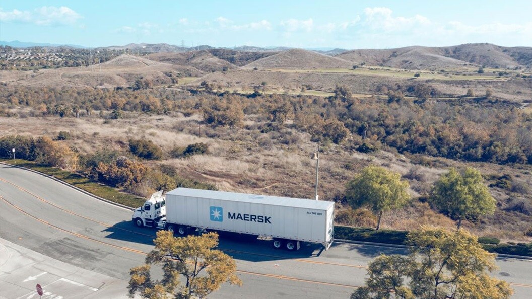 Moving Maersk truck in Latin America