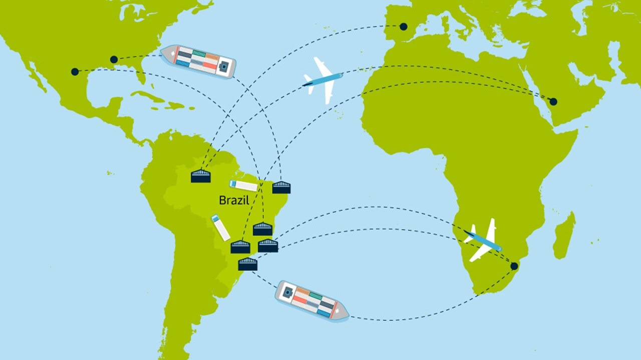 Maersk Warehouses locations in Bazil