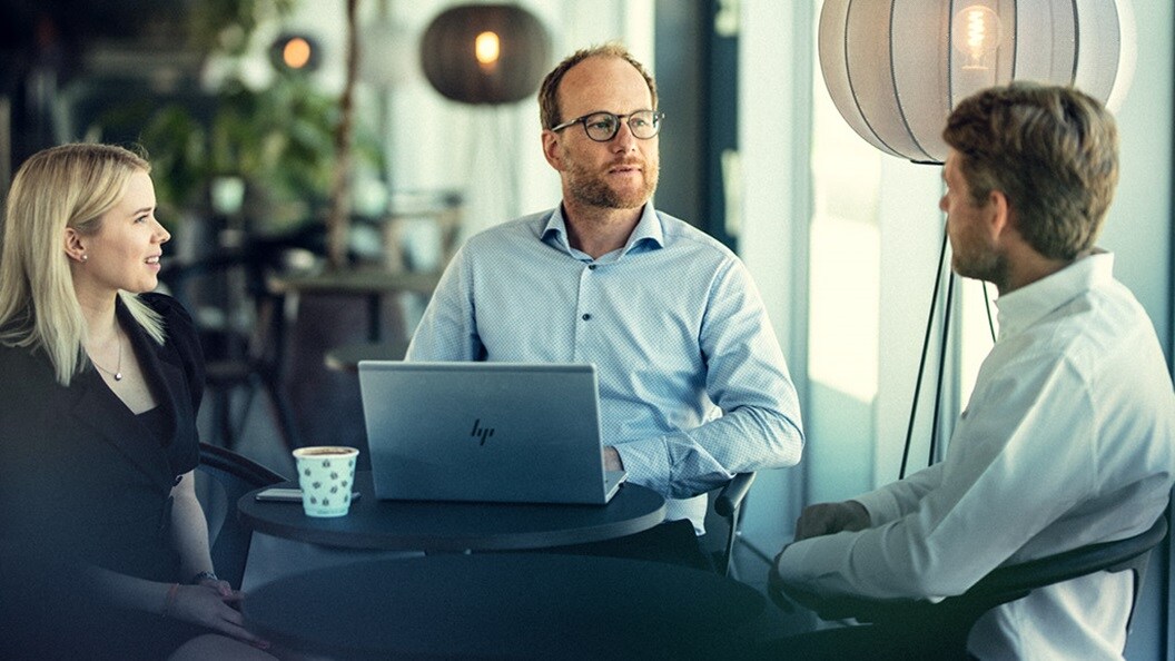 People in office meetings