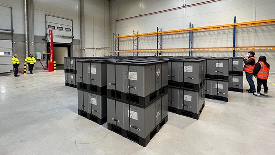 Maersk EV battery warehouse