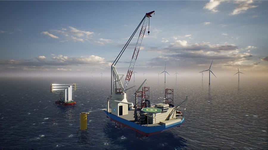 Maersk supply service wind installation