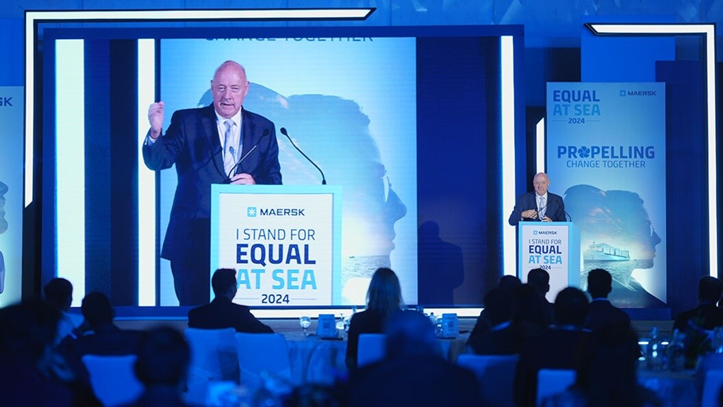 Speaker at Equal at sea event