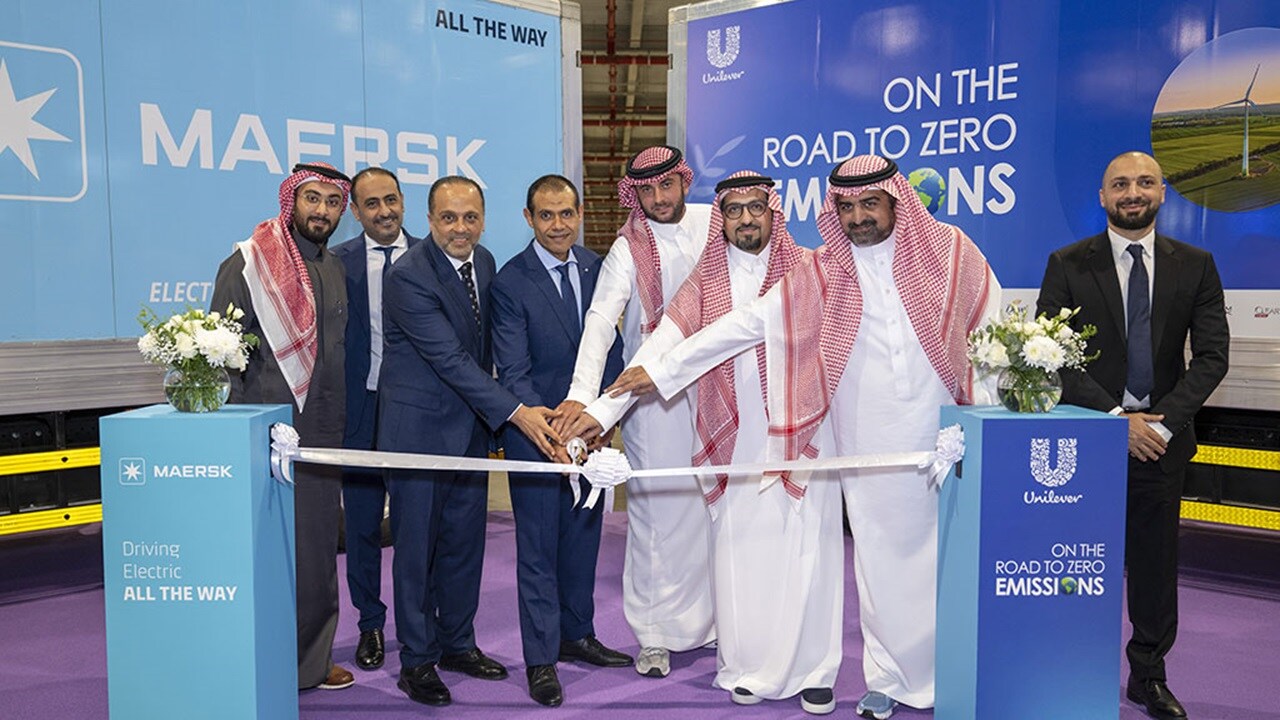 Maersk and Unilever launch first electric van towards decarbonising logistics in Saudi Arabia