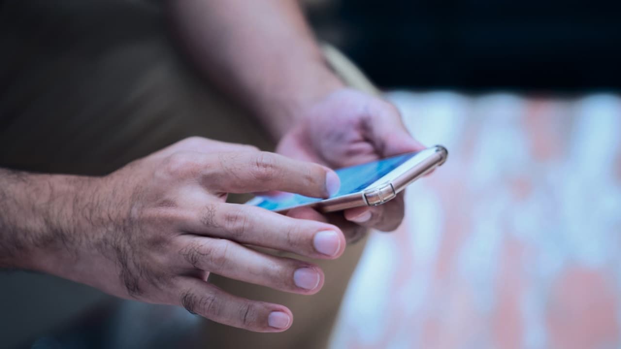 Mobile in hand